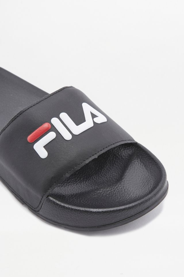 Fila drifter slides on sale black