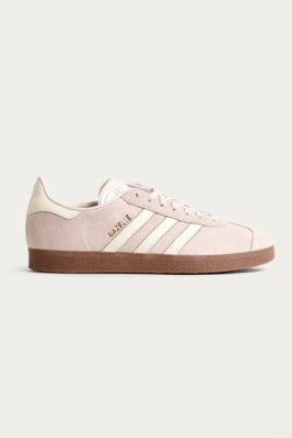 adidas Originals Gazelle Pink Suede Gumsole Trainers | Urban Outfitters UK