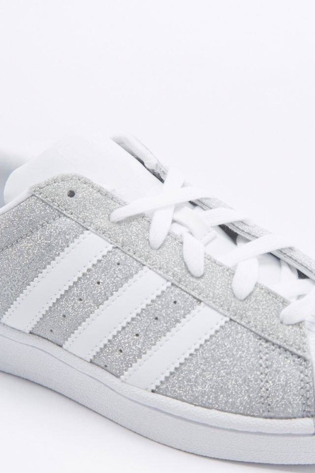 adidas superstar silver glitter