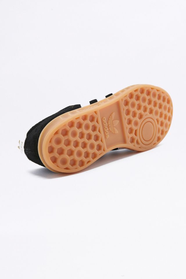 adidas Originals Hamburg Black Gum Sole Trainers #4