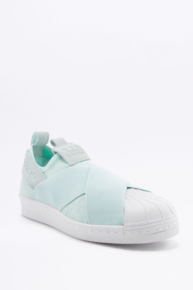 Superstar slip on green discount