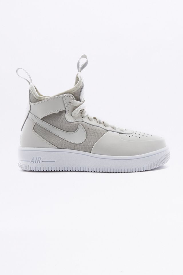 Nike Air Force 1 White Light High Top Trainers #1