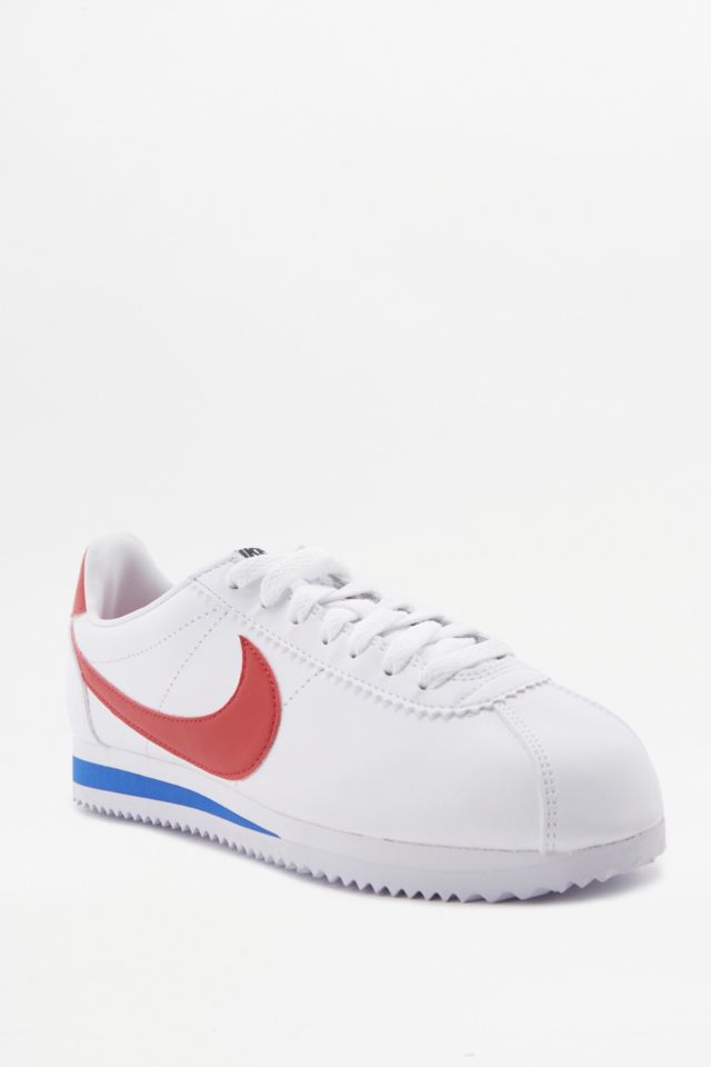 Nike cortez clearance red white blue