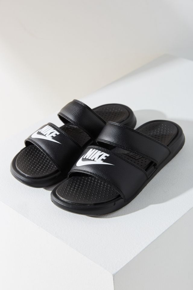 Nike benassi shop slides double strap