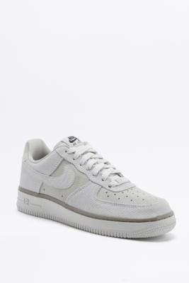 white suede nike air force 1