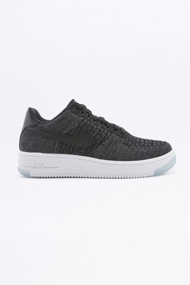 Nike air force 1 flyknit best sale mens black