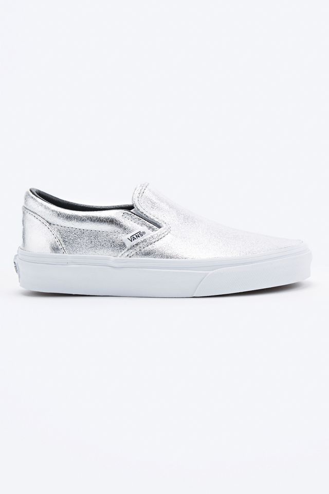 Vans – Klassische Slipper in Silber #1