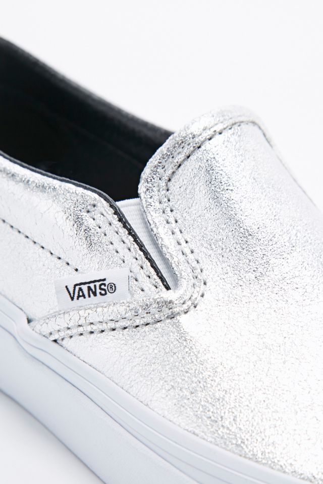 Vans – Klassische Slipper in Silber #2