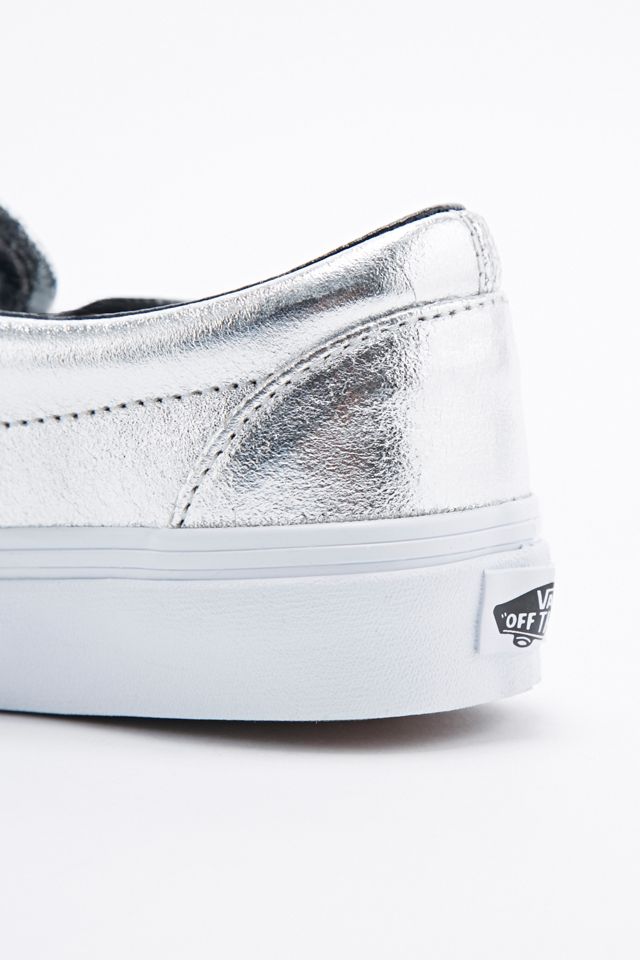 Vans – Klassische Slipper in Silber #3