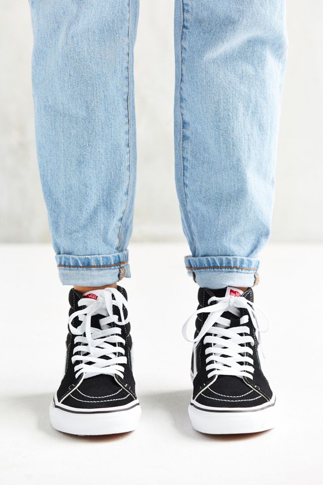 Vans – Sneaker „SK8-Hi“ aus Wildleder in Schwarz #2