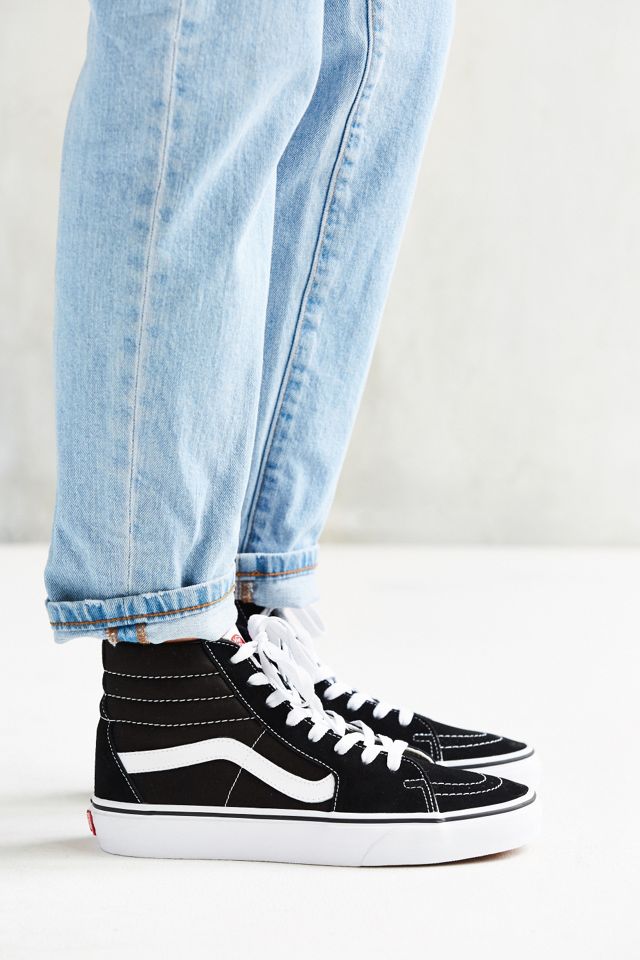 Vans – Sneaker „SK8-Hi“ aus Wildleder in Schwarz #4