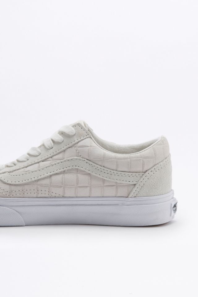 Vans Wildledersneaker Old Skool in Off White mit Karostruktur