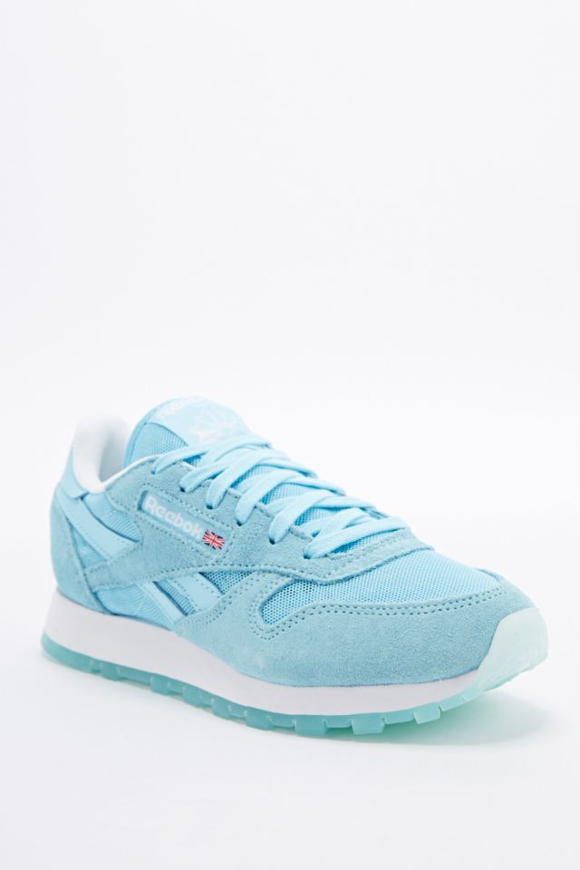 Reebok nylon runner trainers in blue online