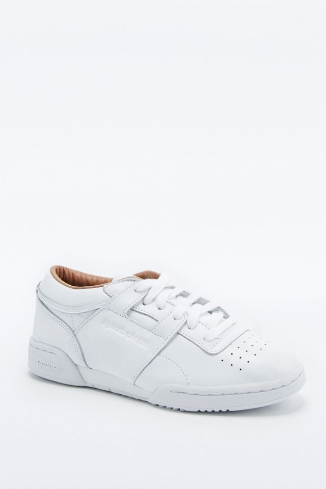 Reebok Workout Premium White Trainers