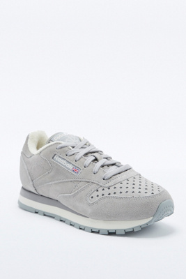 reebok classic gray suede