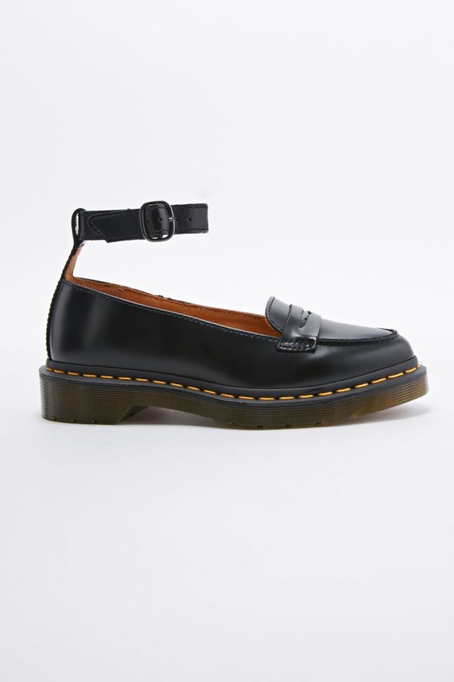 Ankle sales strap loafers