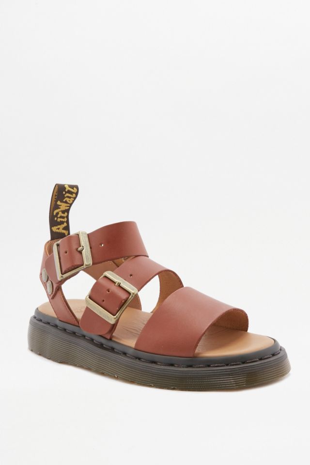 Dr martens 2025 tan sandals