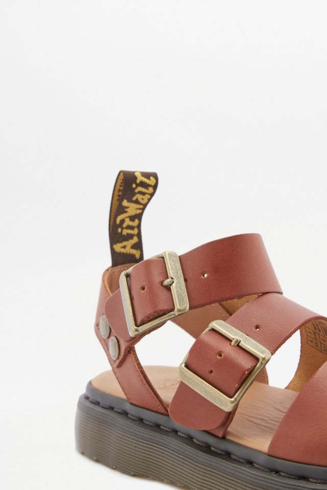 Dr marten gryphon hot sale sandals tan