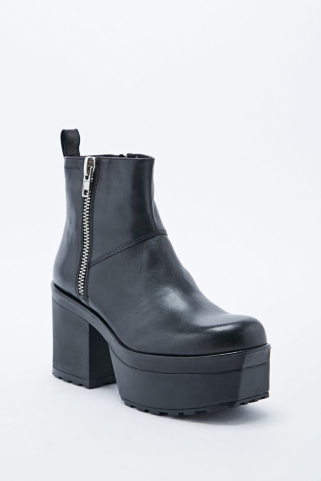 Vagabond Norah Zip Boots in Black | Urban Outfitters UK