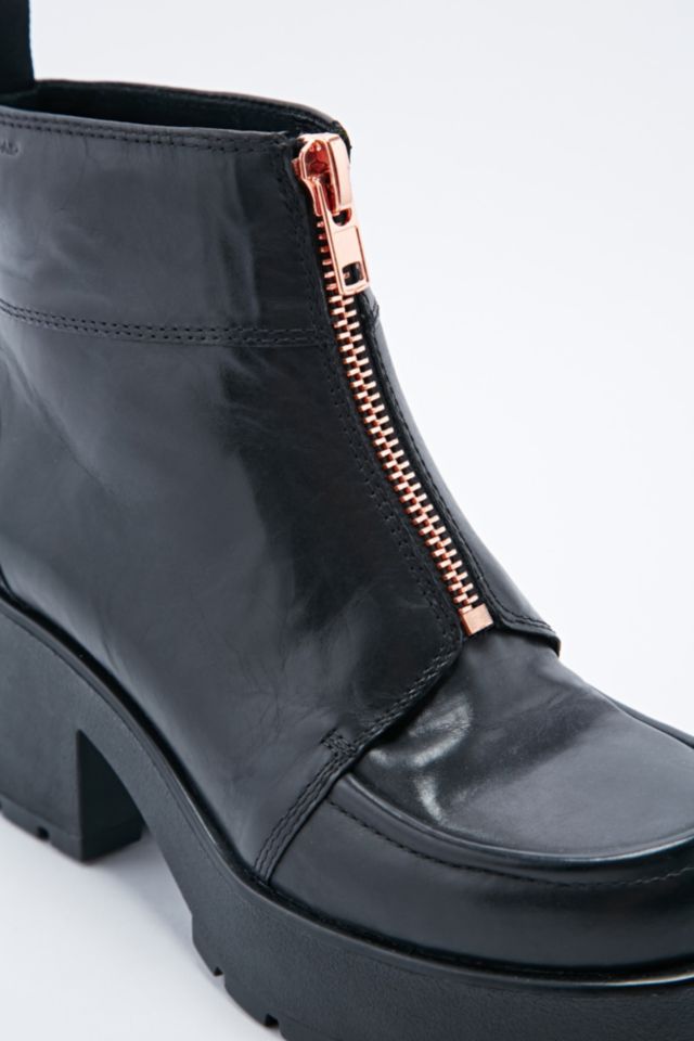 vogn Gøre en indsats Sympatisere Vagabond Dioon Zip-Front Boots in Black | Urban Outfitters UK