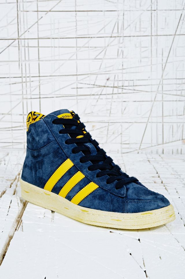 adidas Hook Shot Trainers in Blue Urban Outfitters UK