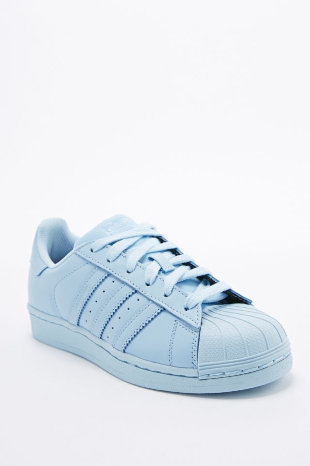 adidas X Pharrell Superstar Trainers in Blue | Urban Outfitters UK