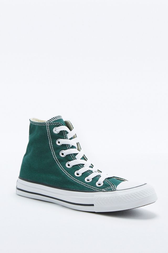 bedrag top dans Converse All Star Chuck Taylor Green Gloom High-Top Trainers | Urban  Outfitters UK