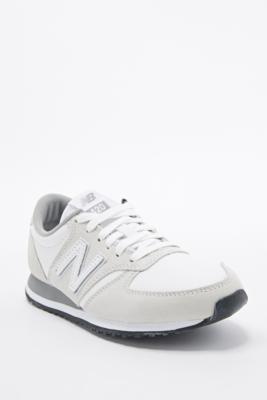 new balance 420 cream suede trainers