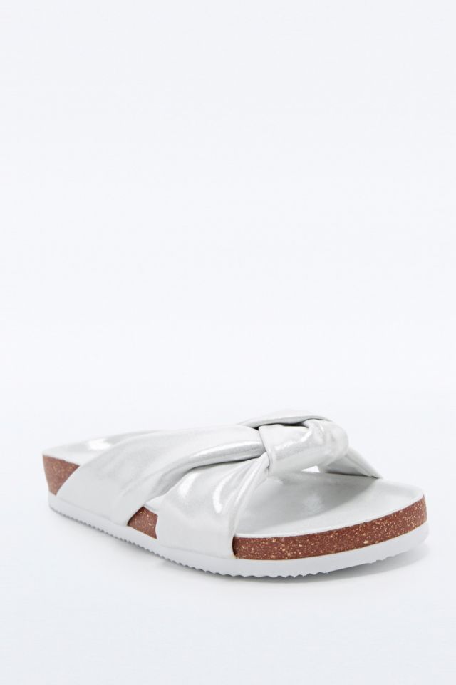 Cheap Monday Blasé Knot Sandals in White | Urban Outfitters UK