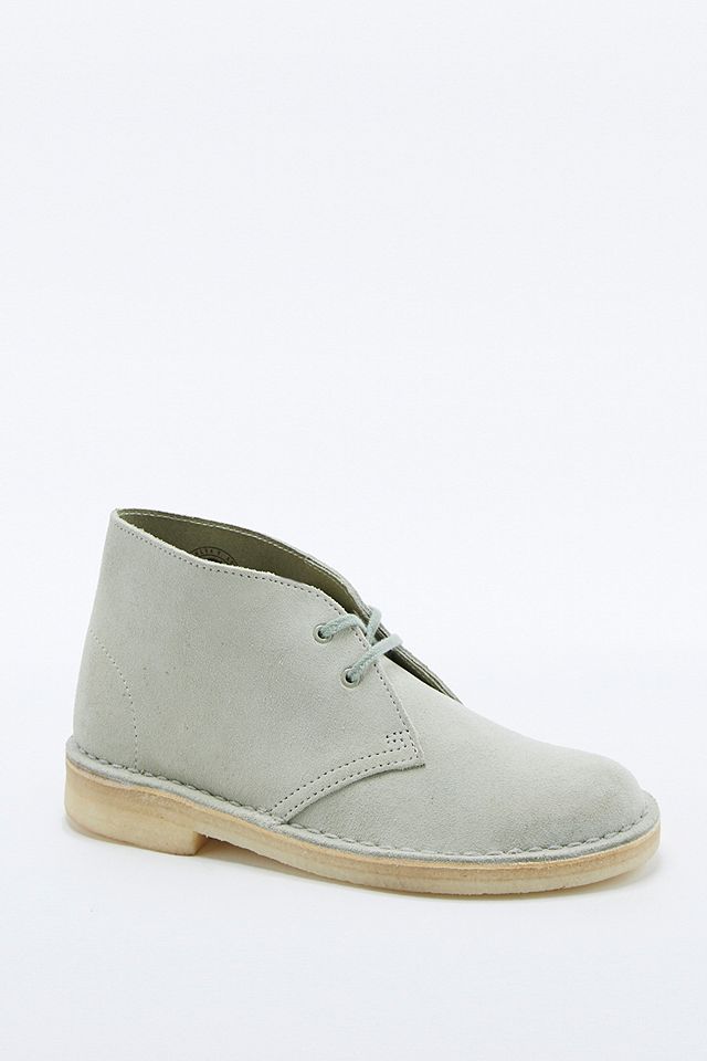 Clarks Lime Green Desert Boots | Urban Outfitters UK
