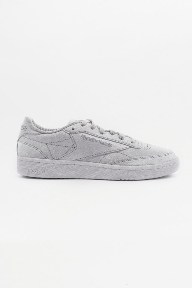 Reebok Club C 85 Silver Metallic Trainers #1