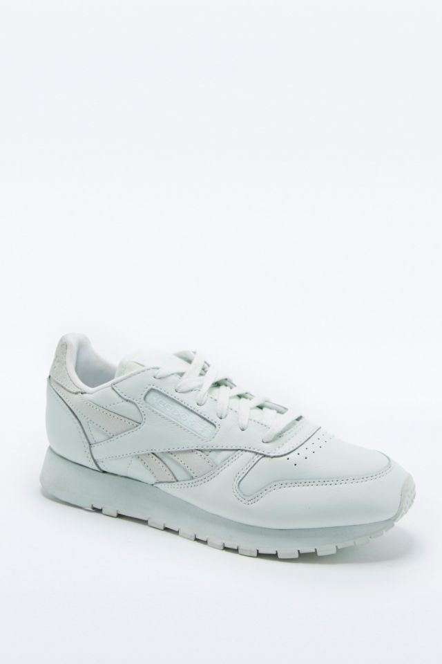 Classic Mint Leather Trainers | Urban
