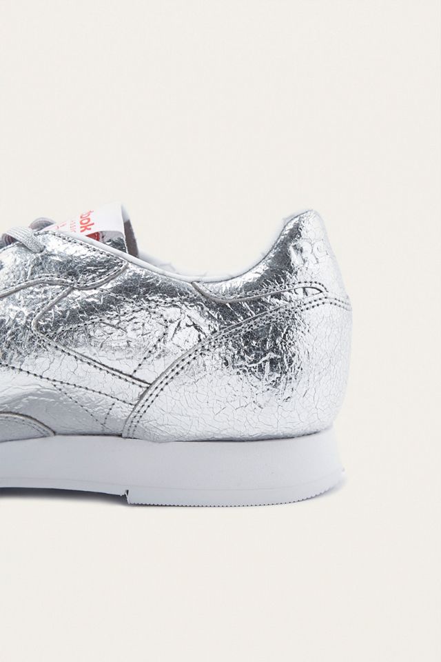 Reebok Classic Silver HD Leather Trainers | Urban Outfitters UK