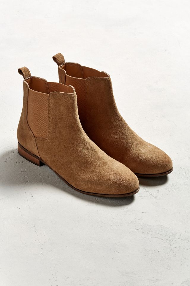 UO Light Brown Suede Chelsea Boot #1