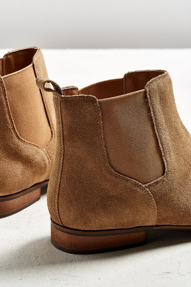 UO Light Brown Suede Chelsea Boot #2