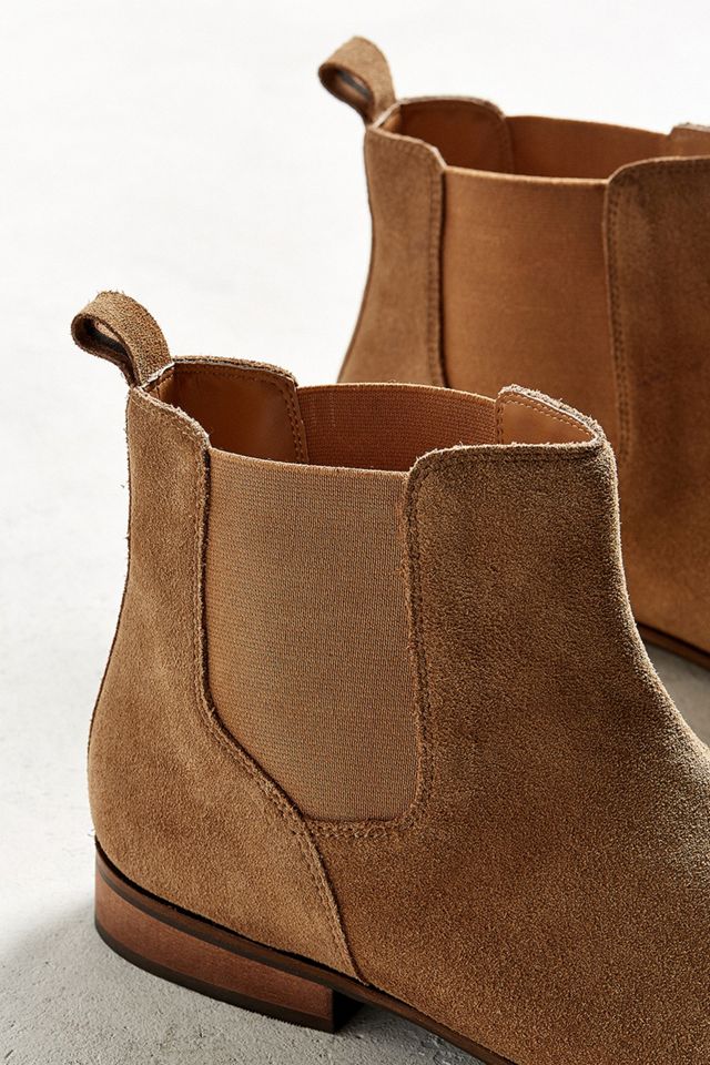 UO Light Brown Suede Chelsea Boot #3