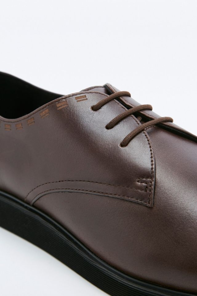 Fred Perry - Chaussures Newburgh en cuir chocolat foncé #2
