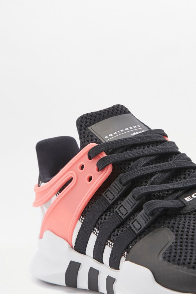 adidas EQT ADV Core Black and Pink Trainers #1