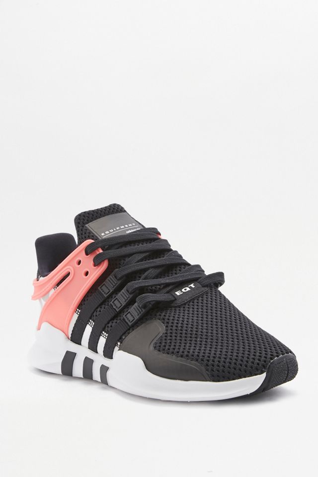 adidas EQT ADV Core Black and Pink Trainers #4