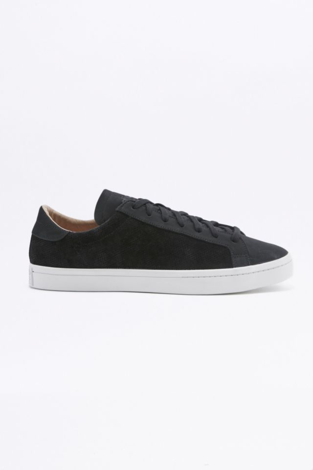 adidas Originals Court Vantage Black Trainers | Urban Outfitters UK