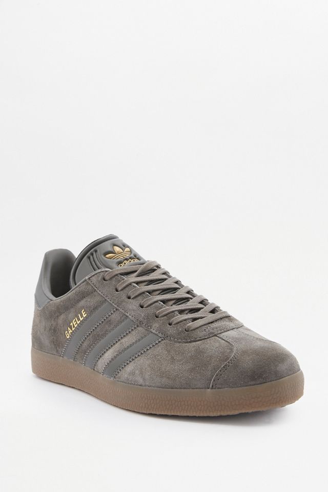 adidas Gazelle Grey Suede Gum Sole Trainers Urban Outfitters UK
