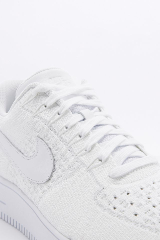 Nike Air Force 1 Flyknit Low White Trainers #1