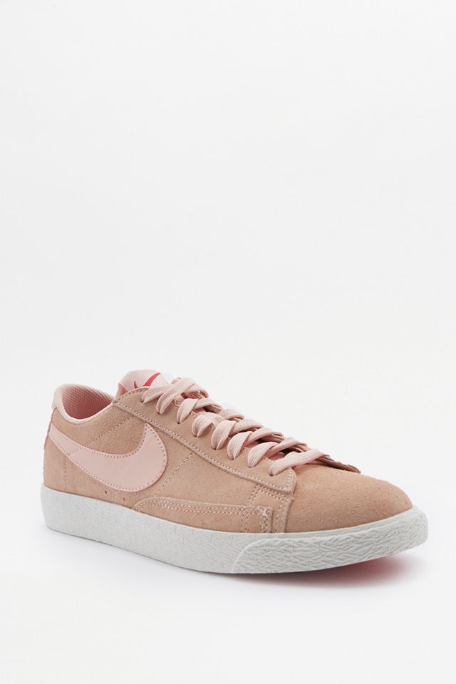 Nike Blazer Pink Low Suede Trainers Urban Outfitters UK