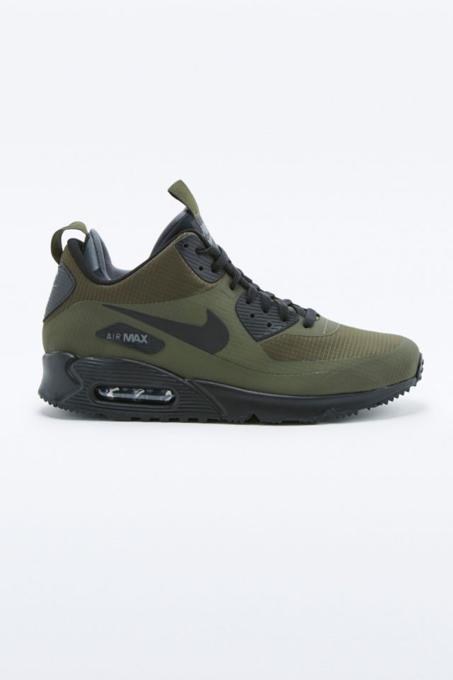 sentido común Escritura Saqueo Nike Air Max 90 Mid Winter Khaki Trainers | Urban Outfitters UK