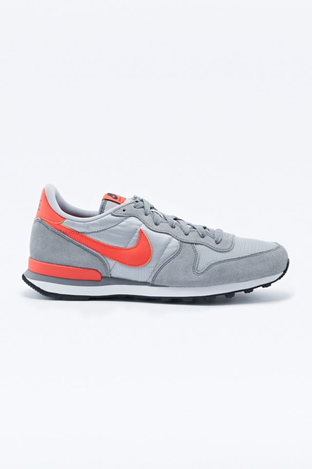 Nike Internationalist Trainers in Grey and Orange Urban Outfitters UK