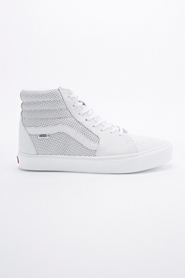 perforated vans white