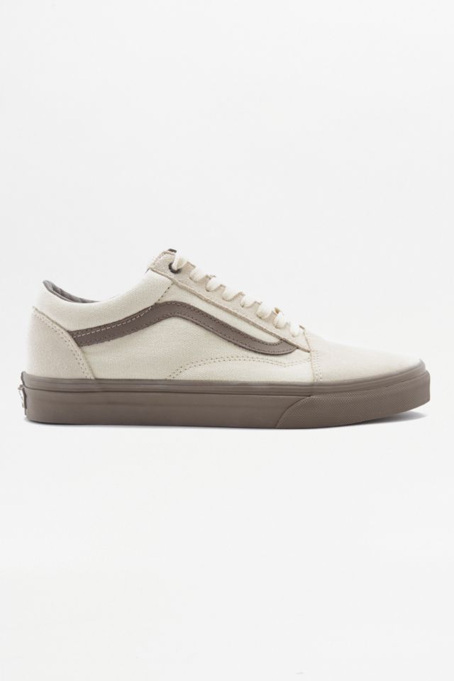 Cream old school on sale vans