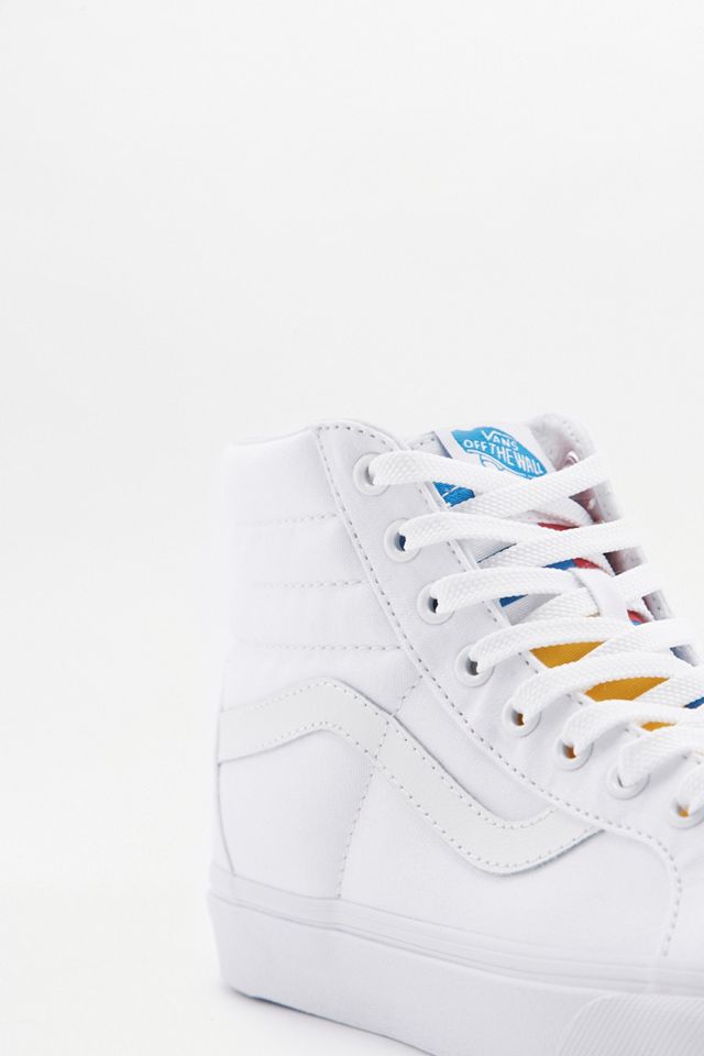 Reissue Sk8 Hi 1966 Vans Sk8 Hi Reissue 1966 White Trainers Urban