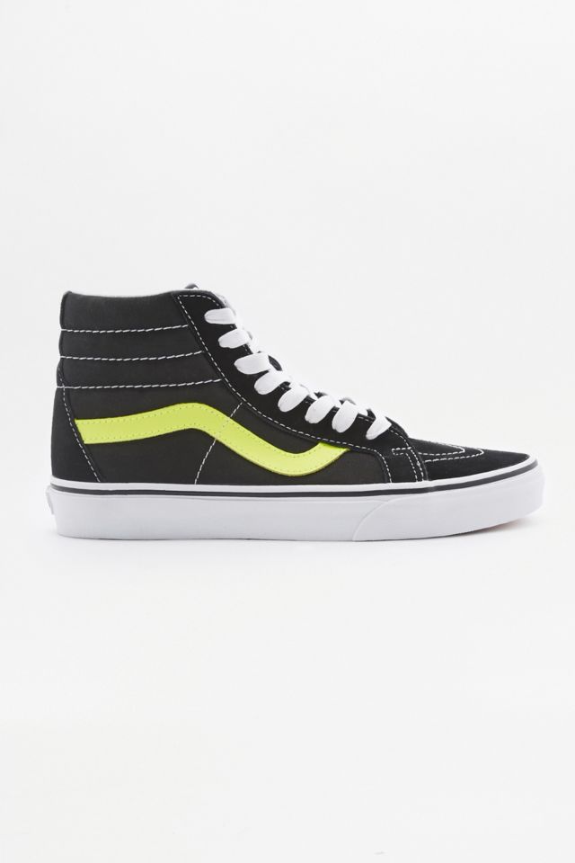 Neon high deals top vans