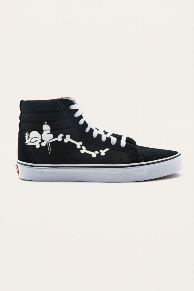 Snoopy high hot sale top vans